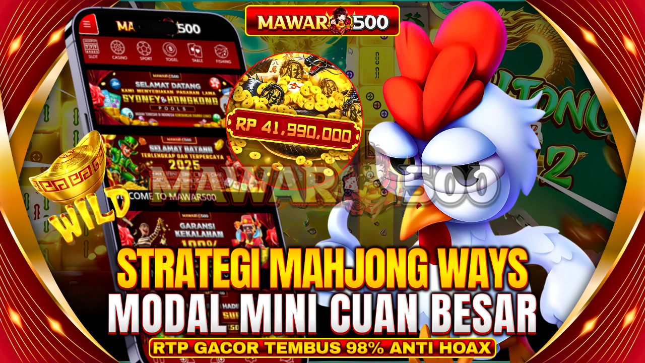 Mawar500 Viral Karena Bongkar Rahasia Menang Game Online Mahjong Ways, Simak Strategi Jitu yang Bikin Kamu Untung!