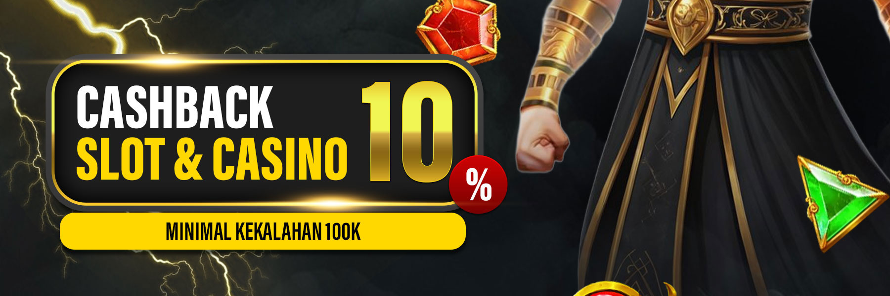 CASHBACK SLOT & CASINO 10%