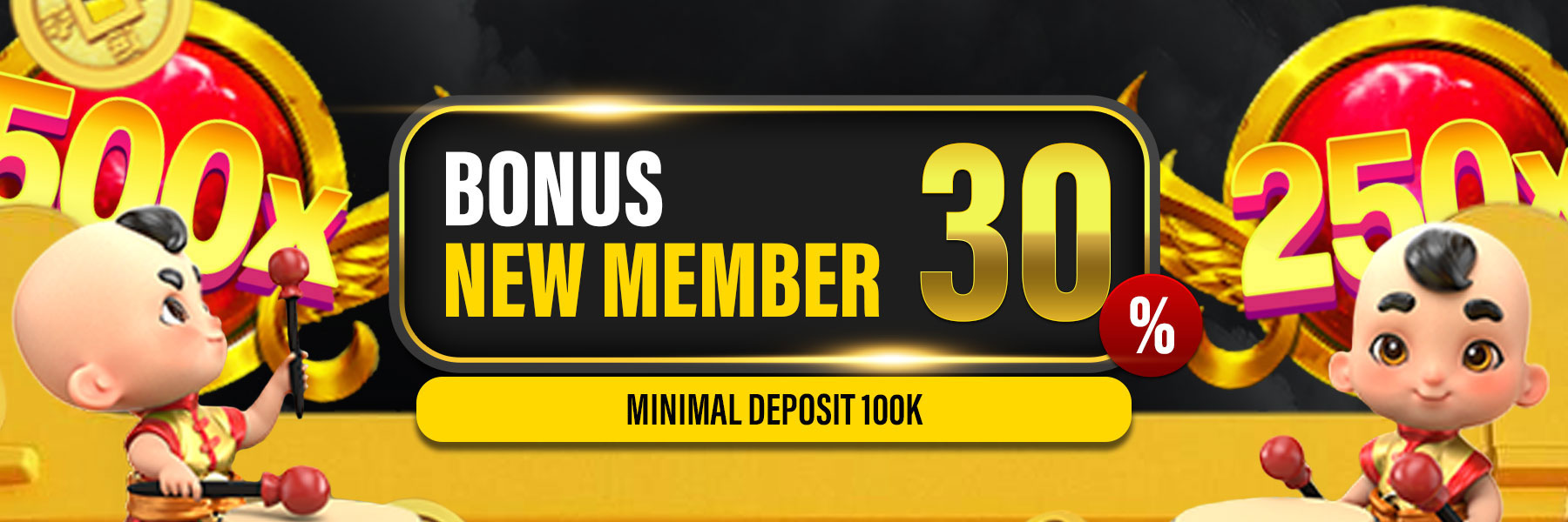 BONUS NEW MEMBER 30%