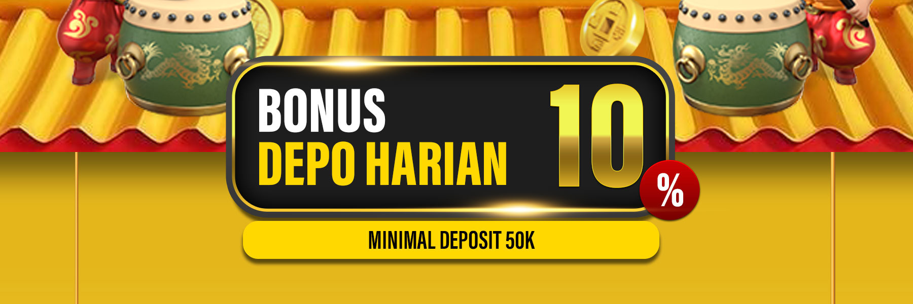 BONUS HARIAN 10%