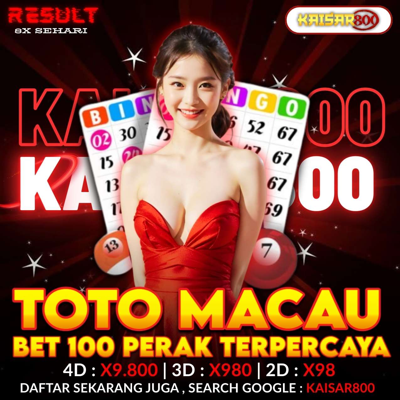 Kaisar800 » Situs Resmi Bandar Toto Macau & Slot Online Terpercaya 2025