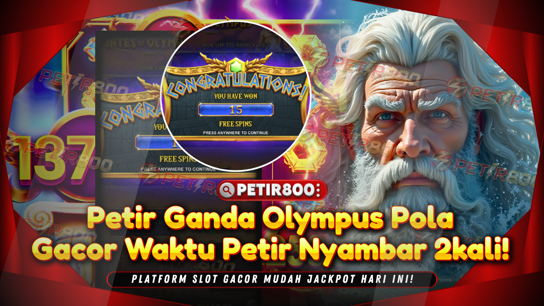 Petir800 Ungkap Bocoran Pola 1000 Gates of Olympus Rahasia Maxwin Tanpa Henti Bagi Pemain Indonesia