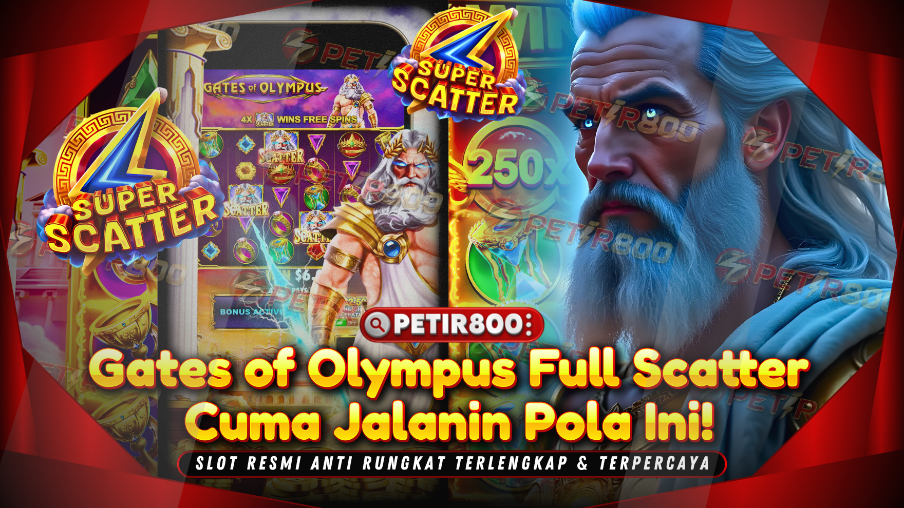Rahasia Trik Terbaru Petir 1000 Gates of Olympus Terbongkar Lewat Pola Petir800 Cara Ampuh Menang Besar dan Cepat di Slot Online